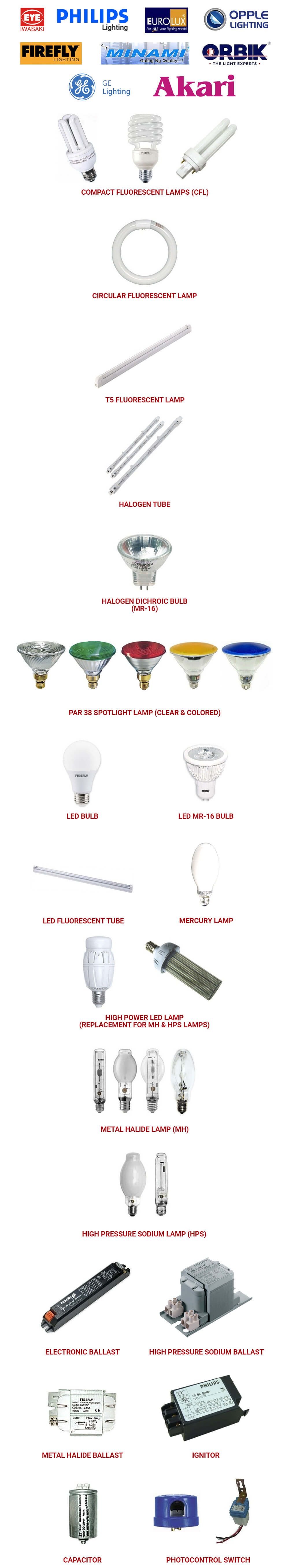 Lightings & Lighting Components